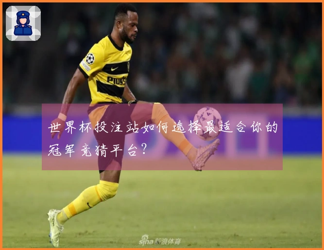 世界杯投注站如何选择最适合你的冠军竞猜平台？